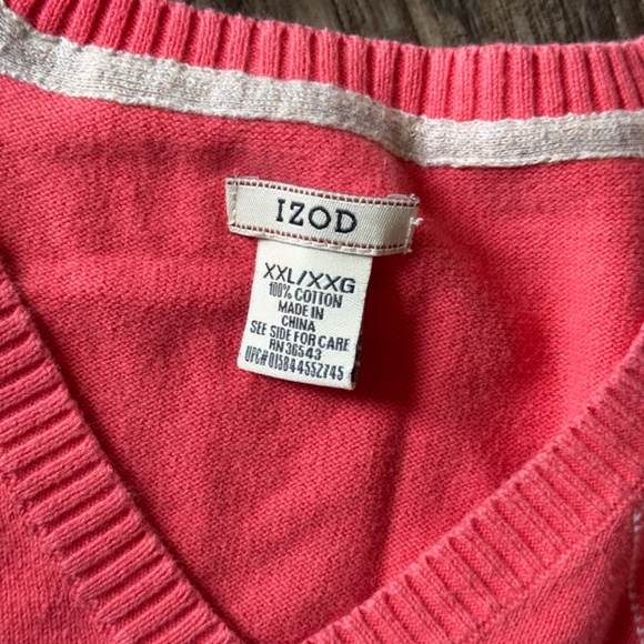 Vintage Izod woman's Argyle Sweater - Picture 3 of 5
